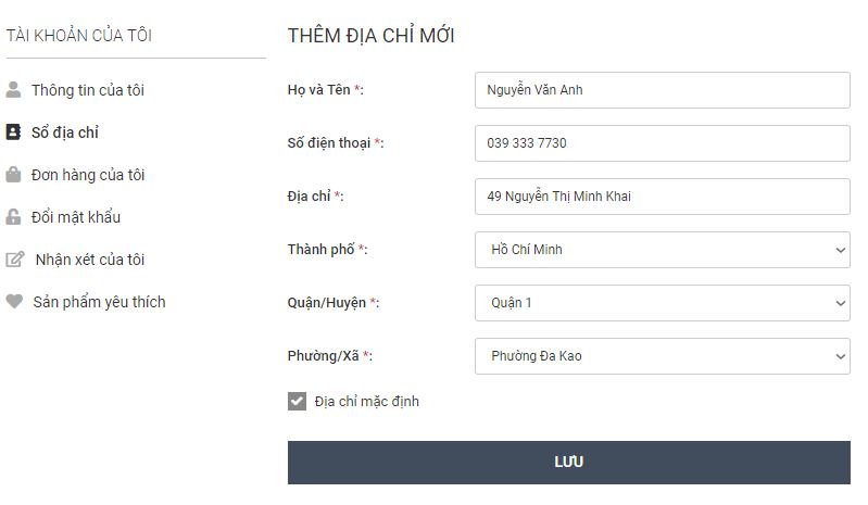 Sổ địa chỉ